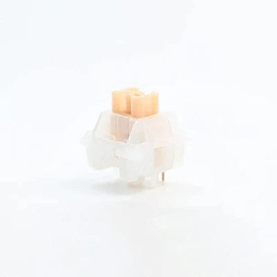 Abbildung von DucKey Outemu Jade Switch, Linear/Clicky/Silent Tactile Lubed RGB 5Pin MX Schalter Für Mechanische Tastatur (Color : Silent Yellow Jade, Size 90Pcs)