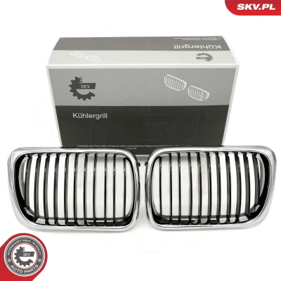 Abbildung von ESEN SKV 66SKV053 Kühlergrill chrom/schwarz BMW: 3 Limousine, Compact, Coupe