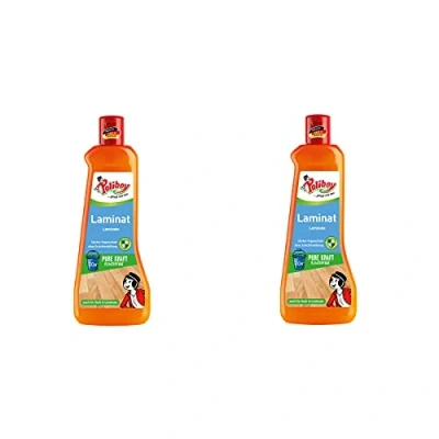 Abbildung von poliboy Laminat Pflege Konzentrat mit Orangenöl 1 Liter Laminatreiniger (auch für Kork und Linoleum Kraftvoll/Streifenfrei Made in Germany)