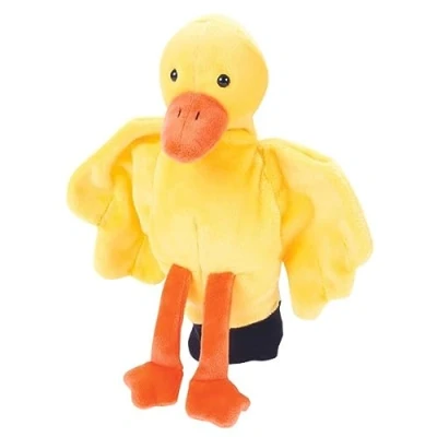 Abbildung von Beleduc 40115 Handpuppe Ente, Bewährt im Kindergarten, Mehrfarbig