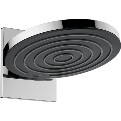 Abbildung von hansgrohe Regenduschkopf &quot;Pulsify S&quot;, (Kopfbrause, Wandanschluss), 26cm, 2 Strahlarten mit Wandanschluss