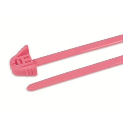 Abbildung von HELLERMANNTYTON Kabelbinder lösbar, 115 00138, 305x4,7 mm, pink, 100 Stück