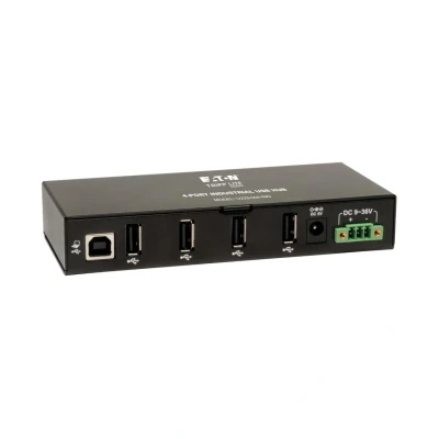 Abbildung von TrippLite by Eaton 4 Port Industrie USB 2.0 Hub 15 kV ESD Immunität, Metallgehäuse, Montierbar