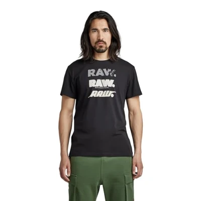 Abbildung von G STAR RAW Herren Triple T Shirt, Schwarz (dk black D22379 336 6484), S
