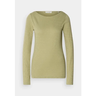 Abbildung von Marc O&#039;Polo LONG Sleeve BOAT NECK Langarmshirt, Damen, Größe: Large, Smooth sage