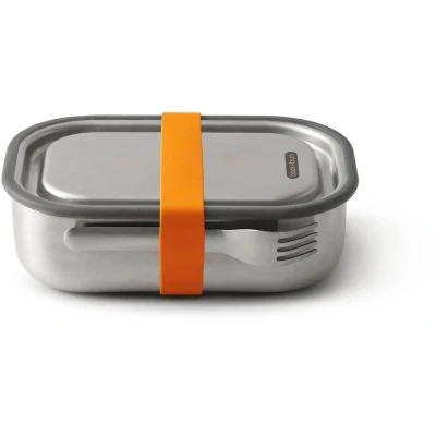 Abbildung von black+blum Lunchbox, (1 tlg.), mit Silikon Ventil, Gabel und Gurt, 1000 ml