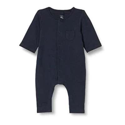 Abbildung von Petit Bateau Unisex Baby Langer Overall, Blau Smoking, 0 3 Monate