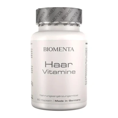 Abbildung von BIOMENTA Haar Vitamine Wirkstoffkomplex 60 Kapseln Premiumqualität Kapseln, 60,00 St., 31.48 g