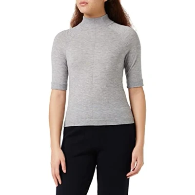 Abbildung von FALKE Damen Rollneck Pullover, Light Grey, XL