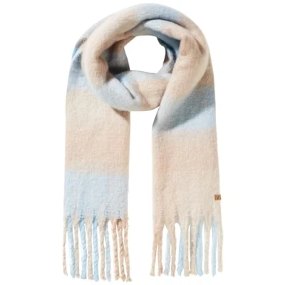 Abbildung von camel active MIT Kariertem Muster Schal, Damen, Größe: One Size, Soft blue check