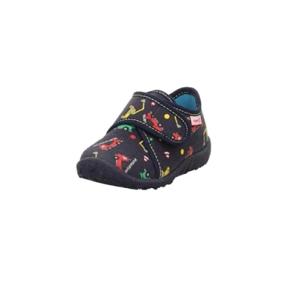 Abbildung von Superfit Mädchen SPOTTY Hausschuhe, BLAU/MEHRFARBIG 8130, 25 EU