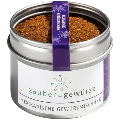 Abbildung von Zauber der Gewürze mexikanische Gewürzmischung, mexikanisches Gewürz für Tacos, Fajtas und andere Gerichte Tex Mex Küche, Top Qualität in wiederverschließbarer Aroma Dose, 55 g