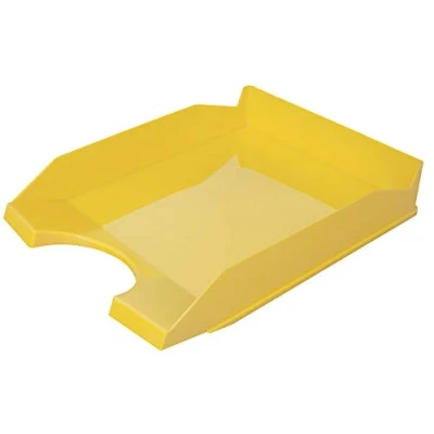 Abbildung von OFFICE PRODUCTS 18016021 06 Briefkorb für den Schreibtisch, Polystyrene/PP, A4, gelb