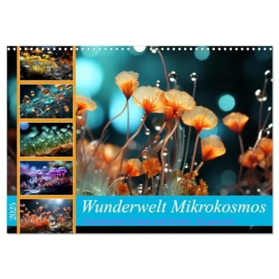 Abbildung von Wunderwelt Mikrokosmos (Wandkalender 2025 DIN A3 quer), CALVENDO Monatskalender