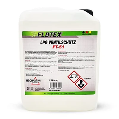 Abbildung von Flotex Permanent LPG Ventilschutz, 5L Additiv Gas Ventil Schutz