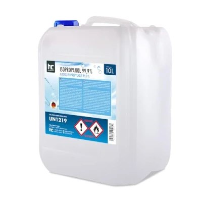 Abbildung von Höfer Chemie Isopropanol 99,9% 1 x 10 L Isopropylalkohol zur Reinigung &amp; Entfettung Starkes Lösungsmittel Vielseitig Verwendbar