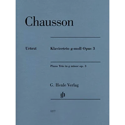 Abbildung von Klaviertrio g moll op. 3: Besetzung: Klaviertrios (G. Henle Urtext Ausgabe)