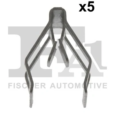 Abbildung von FA1 11 40124.5 Clip, Zier /Schutzleiste Metall AUDI: A3 Sportback, A4 B7 Avant