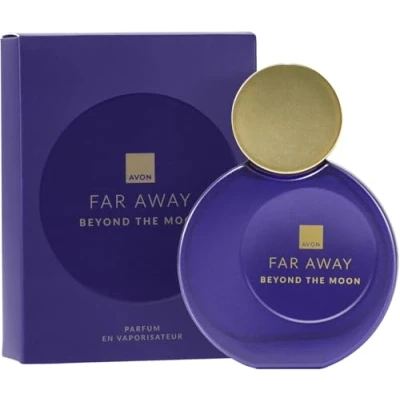 Abbildung von AVON Far Away Beyond The Moon Eau de Parfum, 50 ml, langanhaltend, blumiger und orientalischer Duft, für Frauen