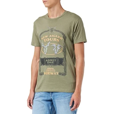 Abbildung von Marvel Herren Metlatmts021 T Shirt, kaki, XXL