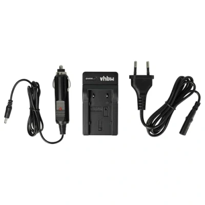 Abbildung von vhbw Ladegerät kompatibel mit JVC GZ MS90, MS90EU, MS95, MS95EU Kamera Camcorder Action Cam Akku Ladeschale