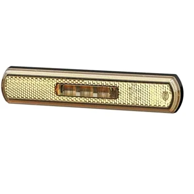 Abbildung von HELLA 2PS 013 300 261 Seitenmarkierungsleuchte Begrenzungsleuchte Anhänger Wohnwagen Shapeline Tech LED 24/12V Anbau/geschraubt ADR/GGVS Kabel: 450mm Stecker: AMP