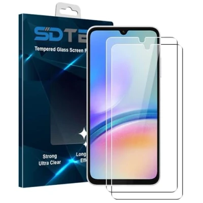 Abbildung von SDTEK *2 Pack Schutzglas für Samsung Galaxy A05s, Glasfolie Hartglas Tempered Glass Screen Protector Schutzfolie Displayschutzglas