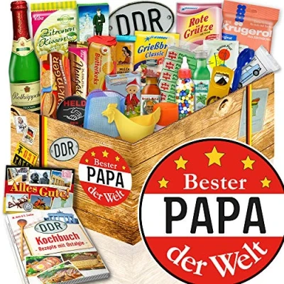 Abbildung von DDR Geschenkset 24 tlg. / Geschenke für Papa/Bester Papa der Welt/DDR Waren