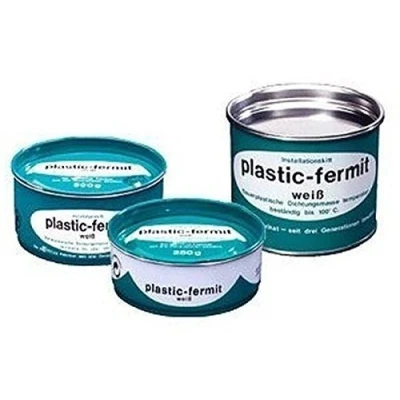 Abbildung von Wasserrohr Dichtungsmasse Plastik Fermit, 1000g Dose