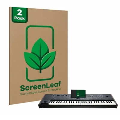 Abbildung von ScreenLeaf (2 Stück Schutzfolie für KORG Pa5X [nachhaltiger Displayschutz, Folie, transparent, kratzfest]