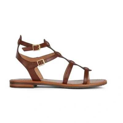 Abbildung von Geox D Sozy S B Flat Sandal, Brown, 38 EU