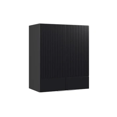 Abbildung von Vicco Küchenschränke Fame Line, Schwarz gestreift, 60 cm