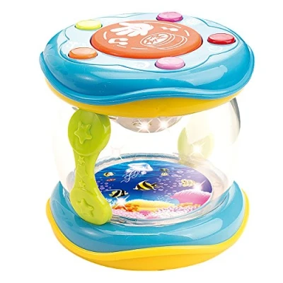 Abbildung von Meine erste Trommel. Batteriebetriebene Musik mit Funktionen für Lernen und Unterhaltung Ihr Baby Kleinkind. Tragbare Größe