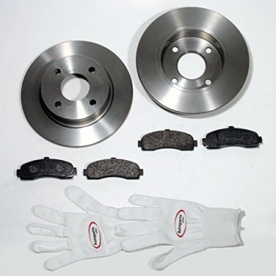 Abbildung von Autoparts Online Set 60001313 Bremsscheiben massiv Bremsen Bremsbeläge für vorne die Vorderachse