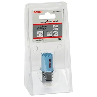 Abbildung von Bosch Professional 1x Lochsäge Special for Sheet Metal (für Edelstahlbleche, Stahlbleche, Ø 22 mm, Zubehör Bohrmaschine)