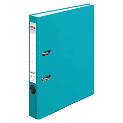 Abbildung von Herlitz 10094829 Ordner maX.file protect A4 (5 cm mit Einsteckrückenschild) türkis, 1 Stück