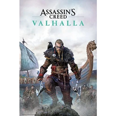 Abbildung von Assassins Creed Valhalla Standard Edition Games Maxi Poster Druck Größe 61x91,5 cm