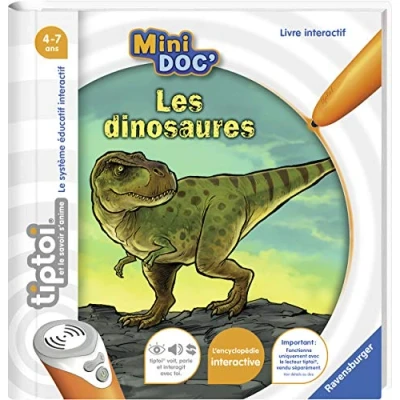 Abbildung von Ravensburger tiptoi® Interaktives Buch Mini Doc&#039; Die Dinosaurier ab 4 Jahren 00 028