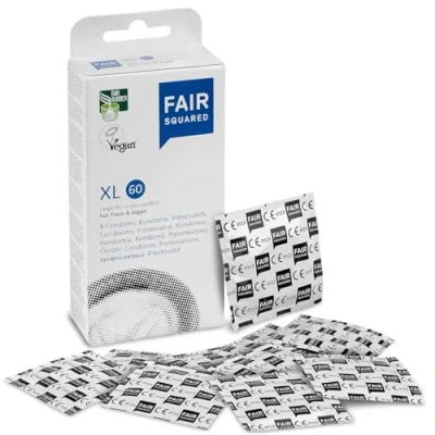 Abbildung von Fair Squared Vegane Kondome XL60 8 Stk. XL = groß