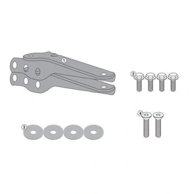 Abbildung von Givi SR4114 TopcaseTräger für Monolock und Monokey Topcase, Other, Schwarz