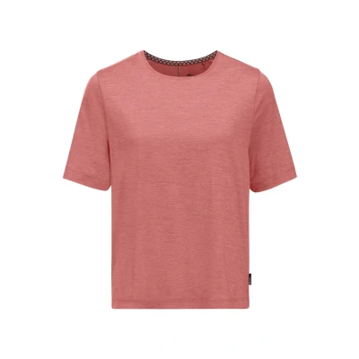 Abbildung von Jack Wolfskin Travel Sport Tshirt, Damen, Größe: Medium, Mineral red heather