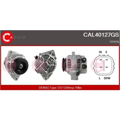 Abbildung von CASCO CAL20209AS Lichtmaschine 12V 110A OPEL: Astra H Caravan, Corsa C Schrägheck, Meriva A