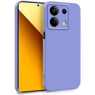 Abbildung von MyGadget Hülle für Xiaomi Redmi Note 13 5G Zweilagige Handyhülle mit Kameraschutz Cover Innenfutter &amp; Silikon außen Flieder