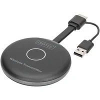 Abbildung von DIGITUS Click &amp; Present Pro HDMI Transmitter Für Kabelloses Präsentations Kollaborationssystem Kein Treiber erforderlich Schwarz