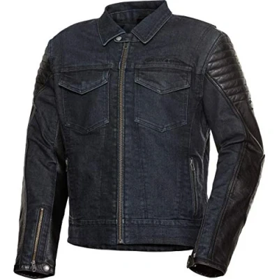 Abbildung von Spirit Motors Leder /Textiljacke 1.0 schwarz/blau XXL Herren