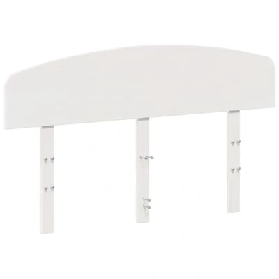 Abbildung von vidaXL Kopfteil Weiß 120 cm Massivholz Kiefer