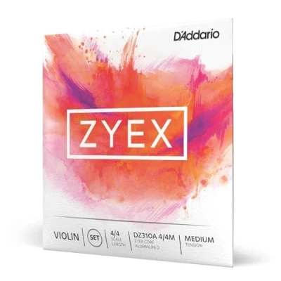 Abbildung von D&#039;Addario DZ310A 4/4M Zyex Violinen Saitensatz synthetische Faser 4/4 Medium