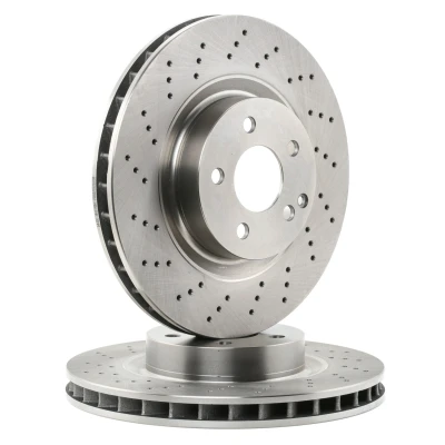 Abbildung von FEBI BILSTEIN 37725 Bremsscheibe Vorderachse 330 32 5 112 gelocht/innenbel. beschichtet MERCEDES BENZ: E Klasse T modell, Limousine