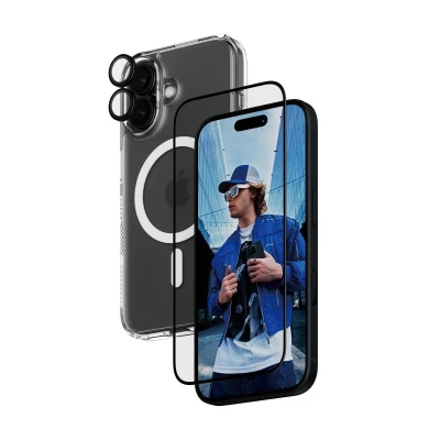 Abbildung von 0 PanzerGlass® 3 in 1 Protection Schutzset für iPhone 16
