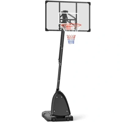 Abbildung von SPORTNOW Basketballständer höhenverstellbarer Basketballkorb für Kinder und Erwachsene, Stahl